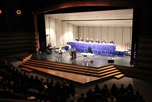 The MN Supreme Court hears Oral Arguments before 750 students from Wayzata High School