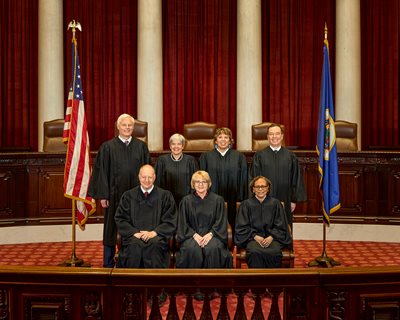 Group photo of the 7 justices of the Minnesota Supreme Court