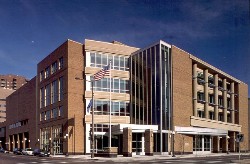 The Juvenile and Family Justice Center is located on the corner of Saint Peter St. and 7th St. W