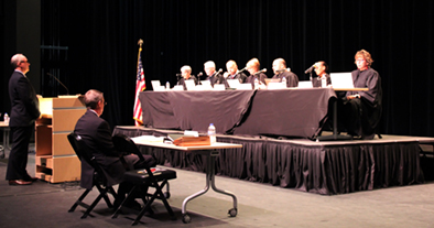 Supreme Court convenes at Alexandria Area High School